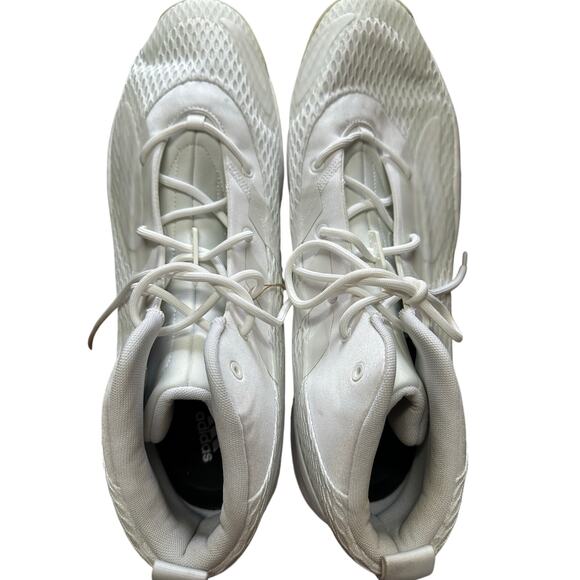Adidas Men’s Exhibit A Mid 2 Basketball Shoes Sz 19 779001 White Nwob main image 6